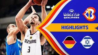 Win after -15 POINT DEFICIT! | Germany - Israel | Basketball Highlights - #FIBAWC 2023 Qualifiers