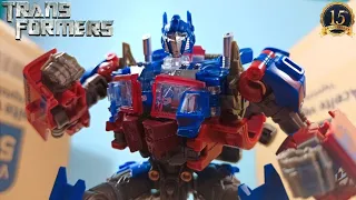 Transformers Optimus Prime VS Megatron Stop Motion 15th Anniversary