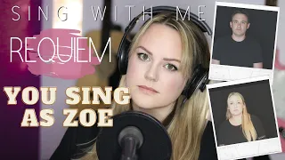 REQUIEM - Sing as Zoe  (w/ lyrics) | DEAR EVAN HANSEN | SING WITH ME | KARAOKE
