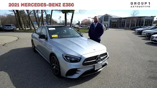 2021 Mercedes-Benz E-Class E 350 Sedan | Video tour with Tom