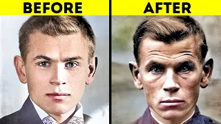 Soldier's Faces Before and After War