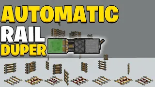 The Best Rail Duplication for Minecraft 1.20.1