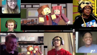 "Just Monika” Minecraft Doki Doki Animated Music Video Reaction Mashup #6