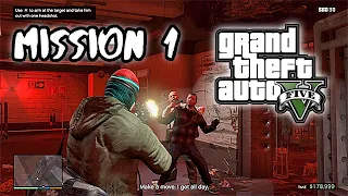 Grand Theft Auto 5 Gameplay Walkthrough Part 1 | 60FPS  | NO cheat codes |