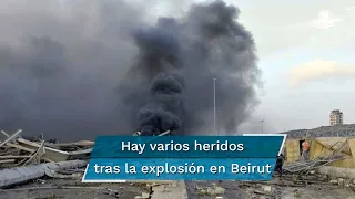 Así se vio la explosión en Beirut