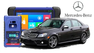 Как прописать ключ на Mercedes C 250- W204 2012/ Add key Mercedes C 250- W204/ Autel IM508- XP400Pro