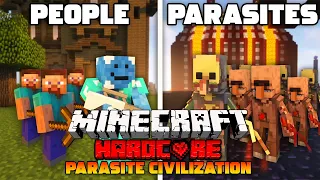 100 Players Simulate a HUGE Minecraft Civilization in a Parasite Apocalypse