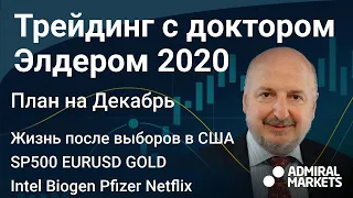 Александр Элдер 2020 / План на декабрь / США после выборов/ SP500 EURUSD GOLD Intel Netflix Biogen