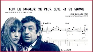 FUIR LE BONHEUR DE PEUR QU'IL NE SE SAUVE (Serge Gainsbourg, 1983 / guitar & arrangement Yann Viet)