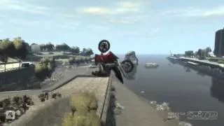 GTA 4 - Аварии, трюки и падения (Stunts and Crashes) #13