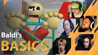 Gamers Reactions to the 1ST PRIZE (NEW CHARACTER) | Baldi's Basics