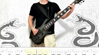 Metallica - Don't Tread on Me - Bass Cover with Play Along Tabs