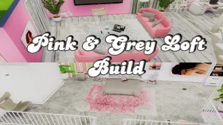 Sims 4 Speed Build Pink and Grey Loft + CC LINKS !!!