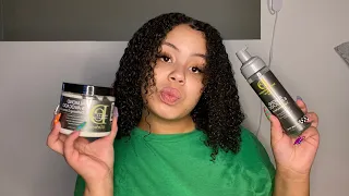 Wash n Go using Design Essentials Almond & Avocado Line