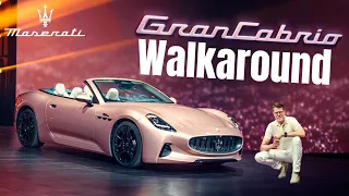 2024 Electric Maserati GranCabrio Folgore Walkaround