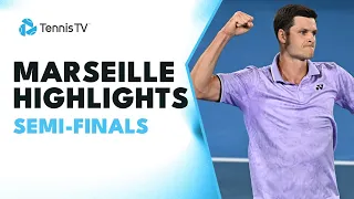 Hurkacz Faces Bublik; Fils Takes On Bonzi | Marseille 2023 Highlights Semi-Finals