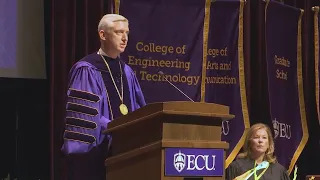 ECU celebrates official installation of chancellor