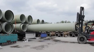 Denesting GRP Pipe