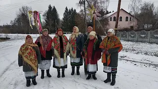 Старовинна колядка "Що то за предиво" співає Терниця Чубинецького СБК Київщина