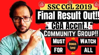 SSC CGL 2019 Special Video - 1 | CGA ACCOUNTANT | Must Watch | Made For SSC{2021}