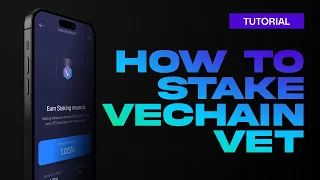 How to Stake VeChain VET | VeChain Staking Earn VTHO