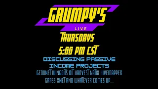 Grumpy's Thursday Live Stream Week in crypto