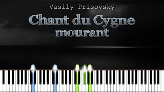 Chant du Cygne Mourant - Vasily Prisovsky / A. Ovenberg | Piano Tutorial | Synthesia | How to play