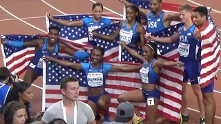 MIXED RELAY 2019 EUROPE vs USA athletics match FINAL