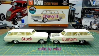 AMT 1963 Chevy II Nova Station Wagon Update #chevynova #scalemodel