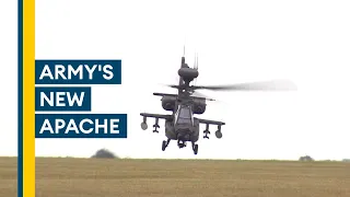 Army's NEW E model Apache attack helicopter declared operational