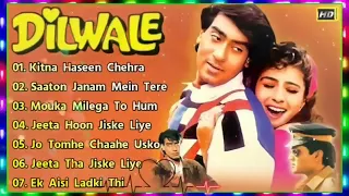 Dilwale Movie All Songs  Ajay Devgan  Raveena Tandon  Sunil Shetty