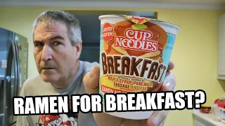 Cup Noodles Breakfast Ramen Review | Limited, Walmart Exclusive | oldnerdreviews