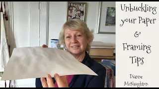 Unbuckling your Watercolour Paper & Framing tips