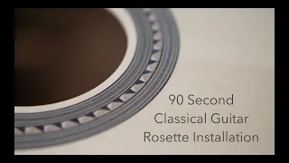 Kris Barnett Guitars - Making and Inlaying a Classical Guitar Rosette