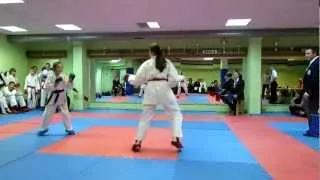 Karate Kumite girls Final