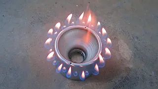 Alcohol Stove from Aluminum Bottle