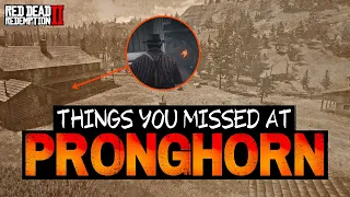 Things you MISSED at PRONGHORN RANCH in Red Dead Redemption 2