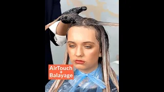 Как красить волосы техникой HandTouch / Molfar #shorts