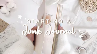 🗝 starting a junk journal ft. notebook therapy (+GIVEAWAY!!)