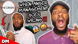 WHEN ANGER MANAGEMENT GOES WRONG | COMEDY SKIT