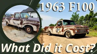 Building my Crown Vic Swapped 1963 F100 in 10 minutes! Even Reveal Total Cost!!!