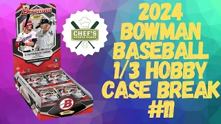 2024 BOWMAN BASEBALL 1/3 HOBBY CASE BREAK #11 - LIVE 5/31/2024