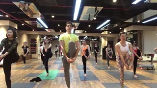 Moon Salutation / Power yoga / lose weight / with / World famous Master Ajay in Jai yoga