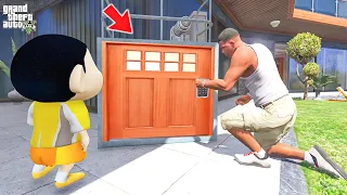 Shinchan and Franklin Found Secret Underground Lift Inside Franklin's House in GTA 5!