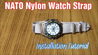 NATO Nylon Watch Strap Installation Guide | Ebay India Flashbacks | TamilUNBOX
