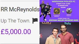 Ryan Reynolds & Rob McElhenney Make A £5000 Charity Football Match Donation