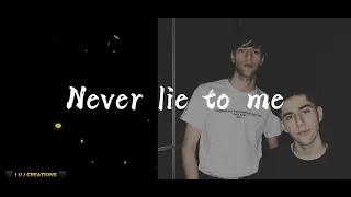 Rauf & Faik-Детство- Aziz Bls X Jalel- Never Lie To Me(English version) | Lyrics & Background Video.