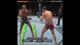 KAMARU USMAN KNOCKS OUT JORGE MASVIDAL