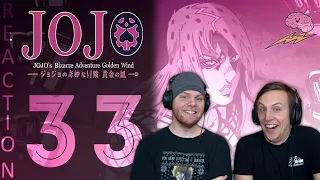 SOS Bros React - JoJo's Bizarre Adventure Part 5 Episode 33 - Diavolo!!