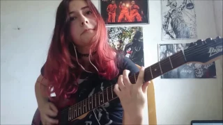 Through The Fire And Flames - Dragonforce Guitar Cover | Juliana Wilson